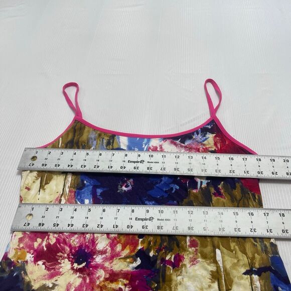 Joseph Ribkoff 2 Piece Multi Print Floral Cami Jacket Tank Top Set Size 16 - Picture 7 of 8